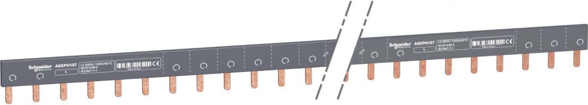 A9XPH157 PHASENSCHIENE STEG 1P 57MOD100A