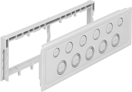AK3 FL02 Anbauflansch m.Vorprägung 5xM25/20,6xM20