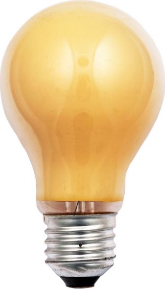 40252 Glühlampe E27 40W gelb