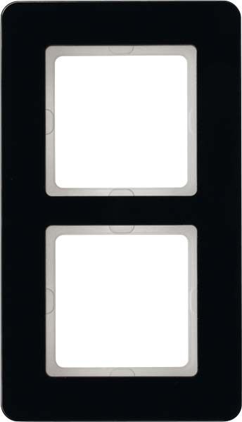 Rahmen 2-fach 10126076 Glas schwarz