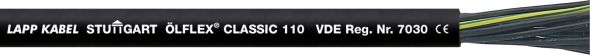 Ölflex Classic 110 BK 1119246 5G1,0mm² R100