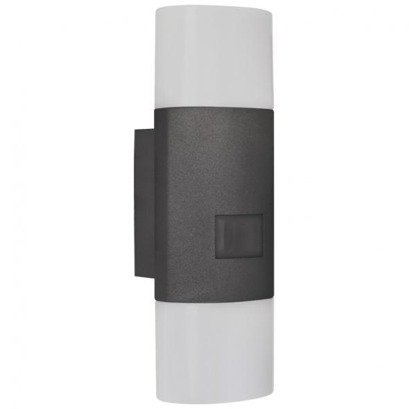 LED-Außenwandleuchte mit Bewegungsmelder,LED/230V/11W Gehäusefarbe anthrazit