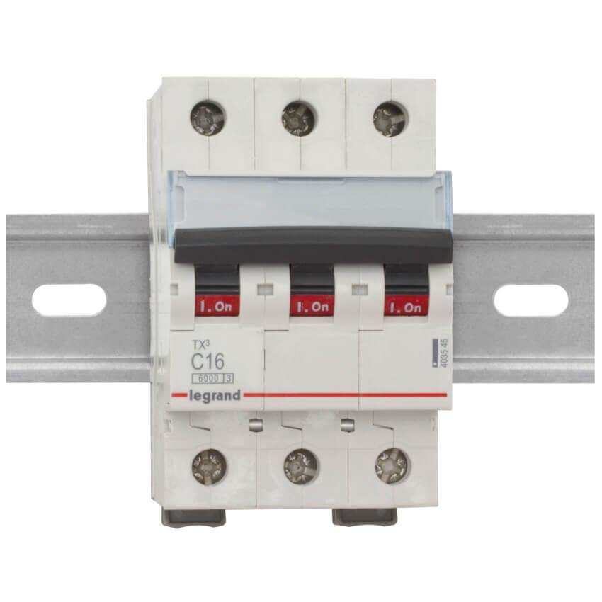 Leitungsschutzschalter 403543 C-10A 3-polig 6kA