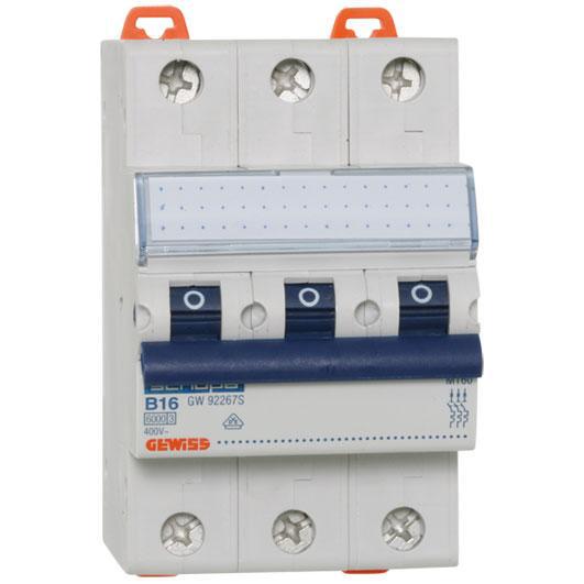 Leitungsschutzschalter GW92568 B-16A 3-polig 10kA