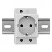 Reiheneinbaugerät, Schutzkontakt-Steckdose 63A