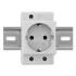 Reiheneinbaugerät, Schutzkontakt-Steckdose 63A