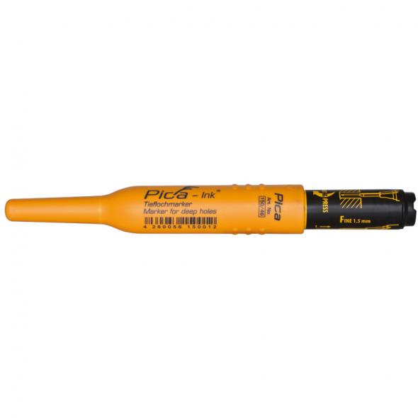 Tieflochmarker schwarz 150/46