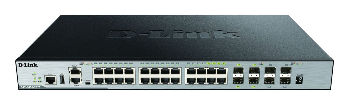 Gigabit Stack Switch DGS-3630-28TC/SI/E
