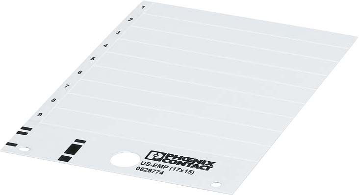 Einrastschild US-EMP (8,8X15) SR