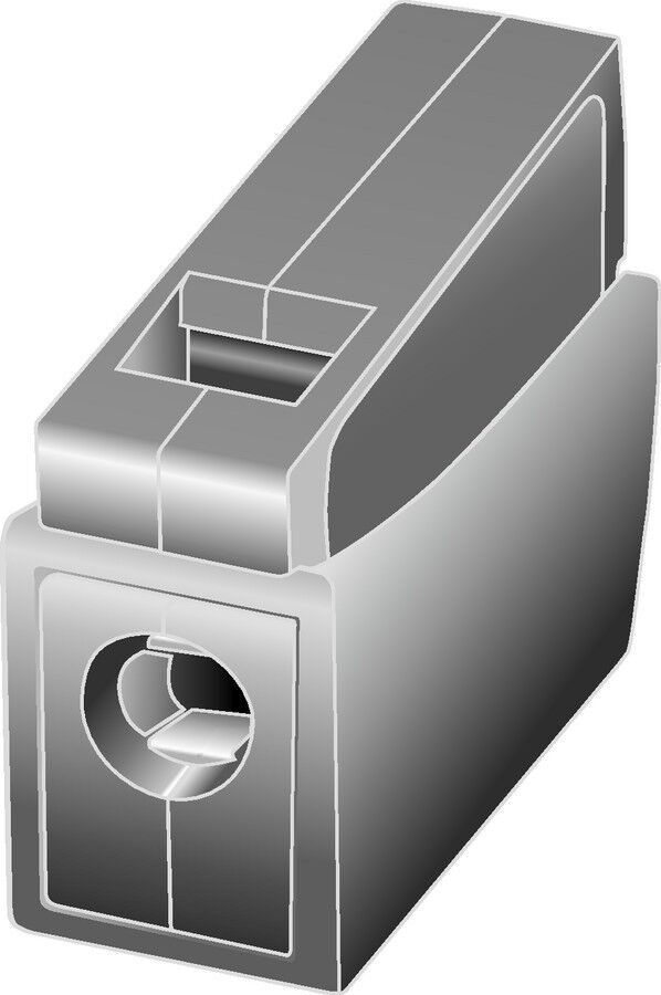 Steckklemme HECL-1/1-PA-GY-100ST