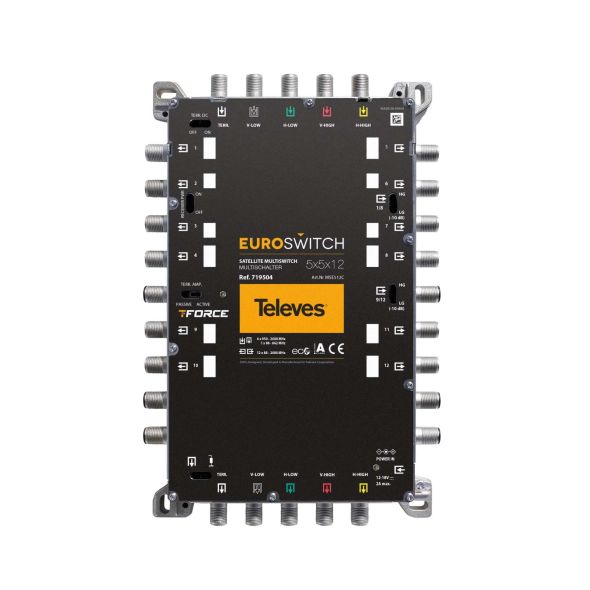 Multischalter 5 in 12 Guß MSE512C