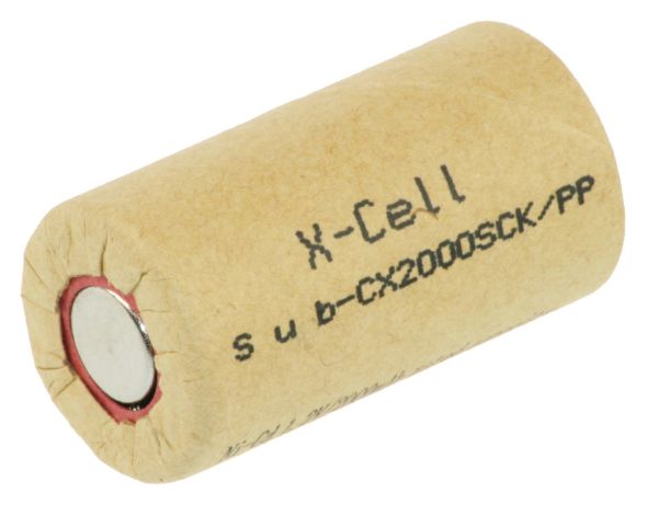Akku Ni-Cd 1,2V Sub-C X2000SCK/PP