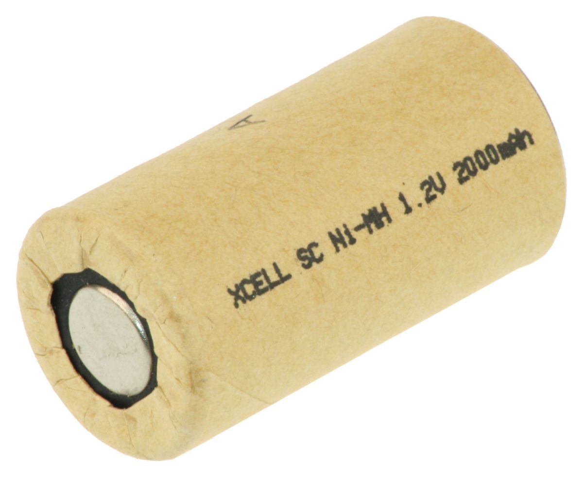 Akku Ni-MH 1,2V Sub-C X2000SCR/PP