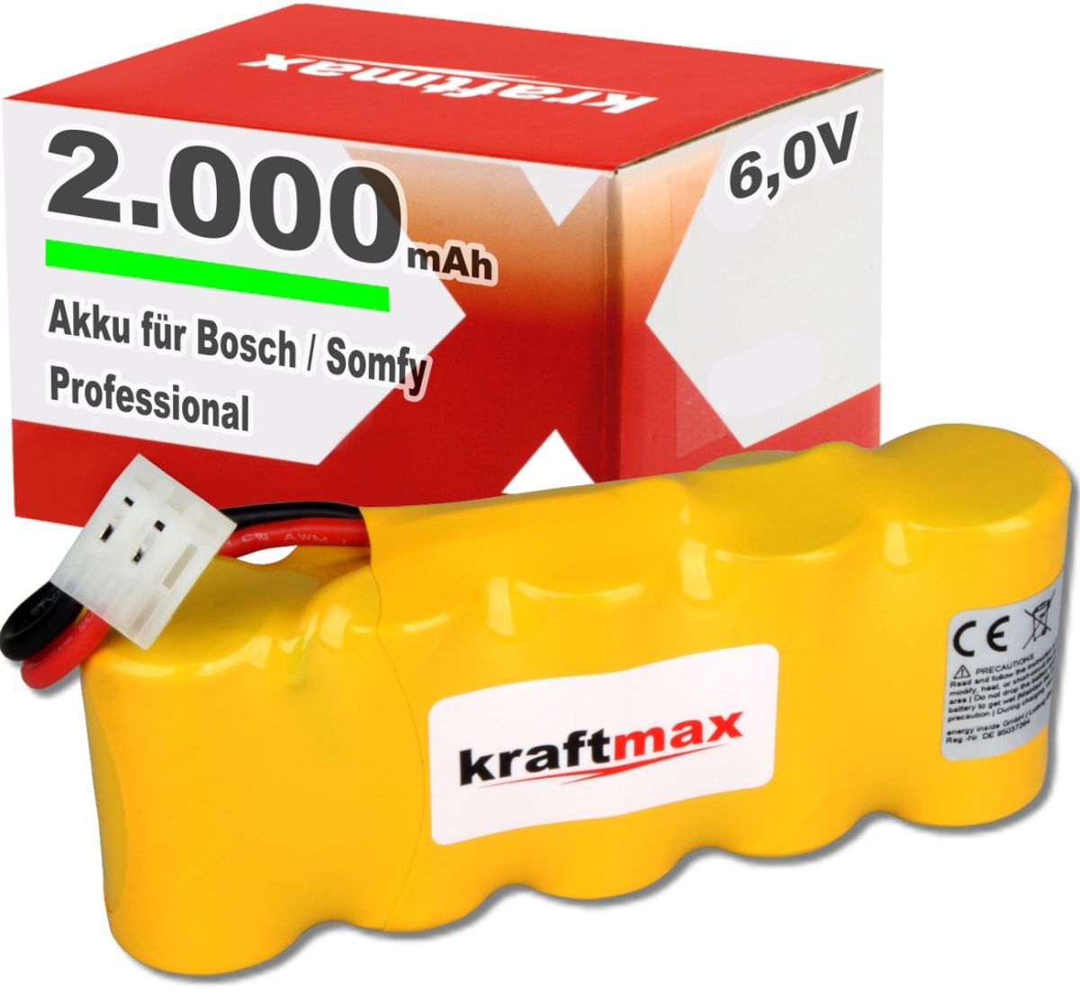 Akkupack 6V für Somfy 139550