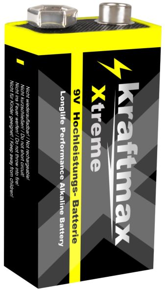 Batterie 9V-Block Xtreme 6LR61 4pcs/shrink