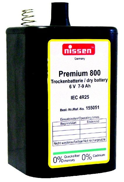 Batterie 6V 7-9Ah Premium 800
