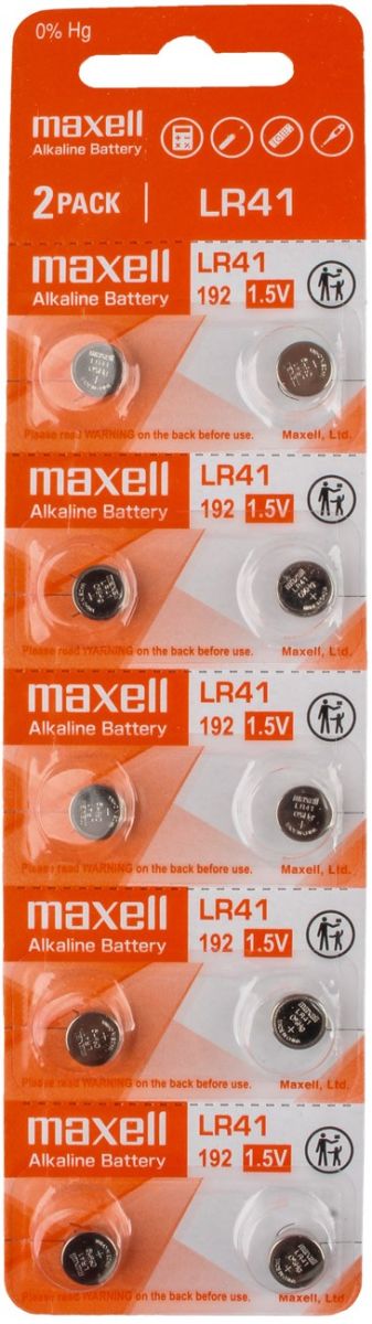 Knopfzelle 1,5V AG3 LR41 10PK