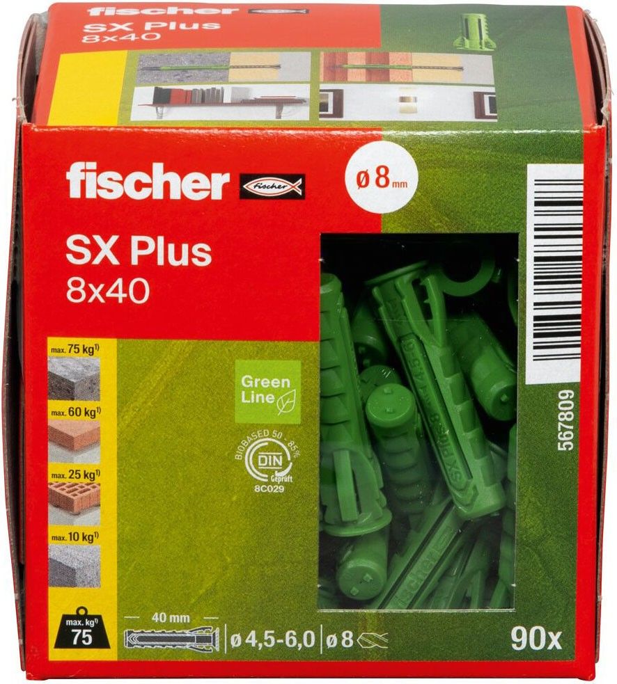 Dübel SX Plus SX Plus Green 8x40