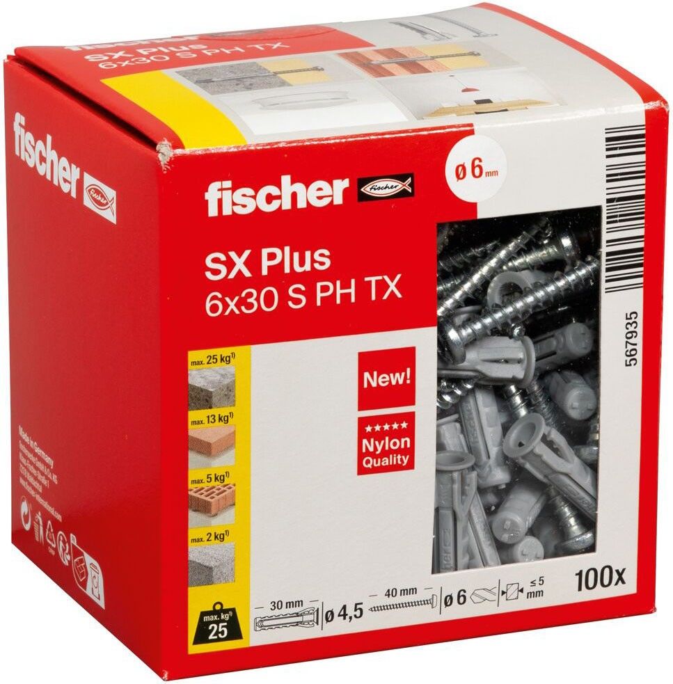 Dübel SX Plus SXPlus6x30SPHTX