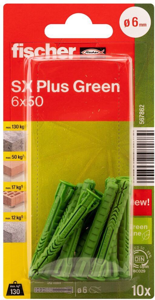 Dübel SX Plus SXPlus6x50K(VE10)