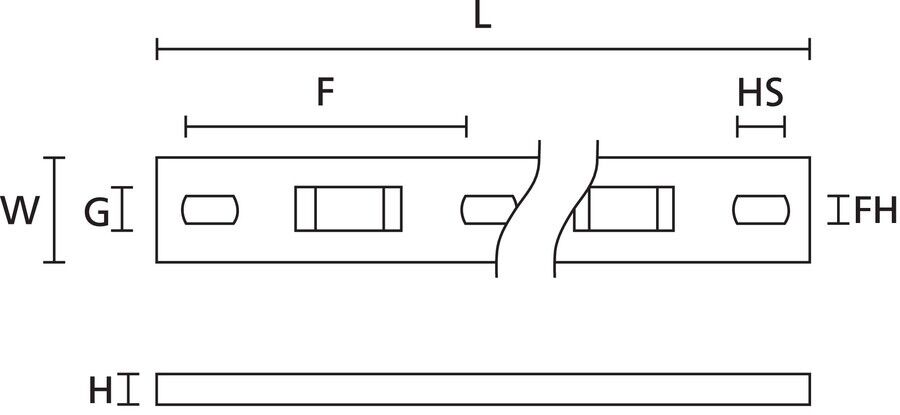 Kabelleiste MP2M3-N66-NA