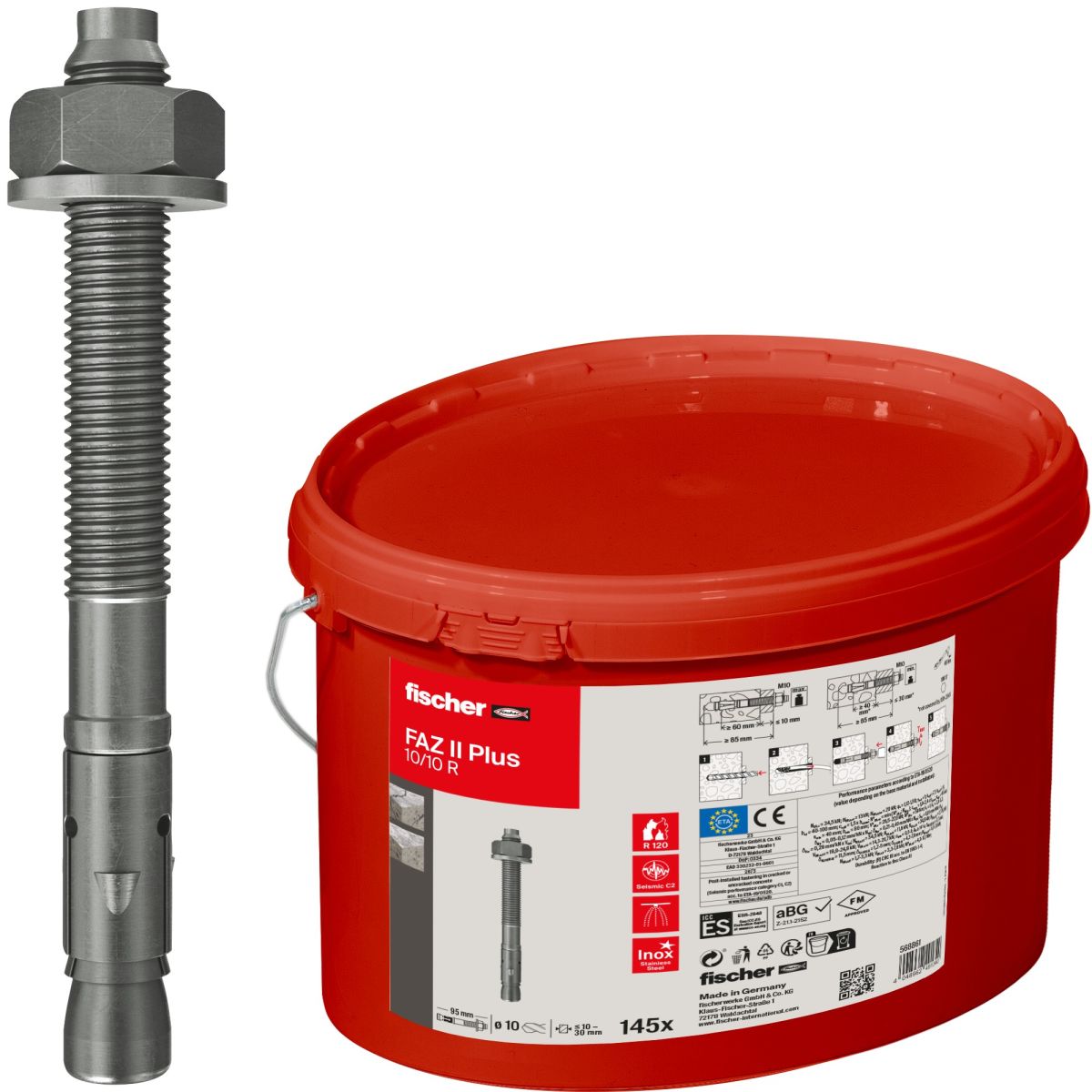 Bolzenanker FAZIIPl10/10R(VE145)