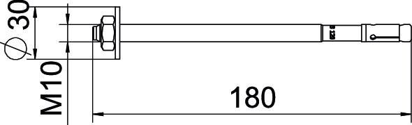 Bolzenanker BZ3 BZ310x180/60-120