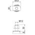 Hammerkopfschraube MS41HBF M12x30ZL