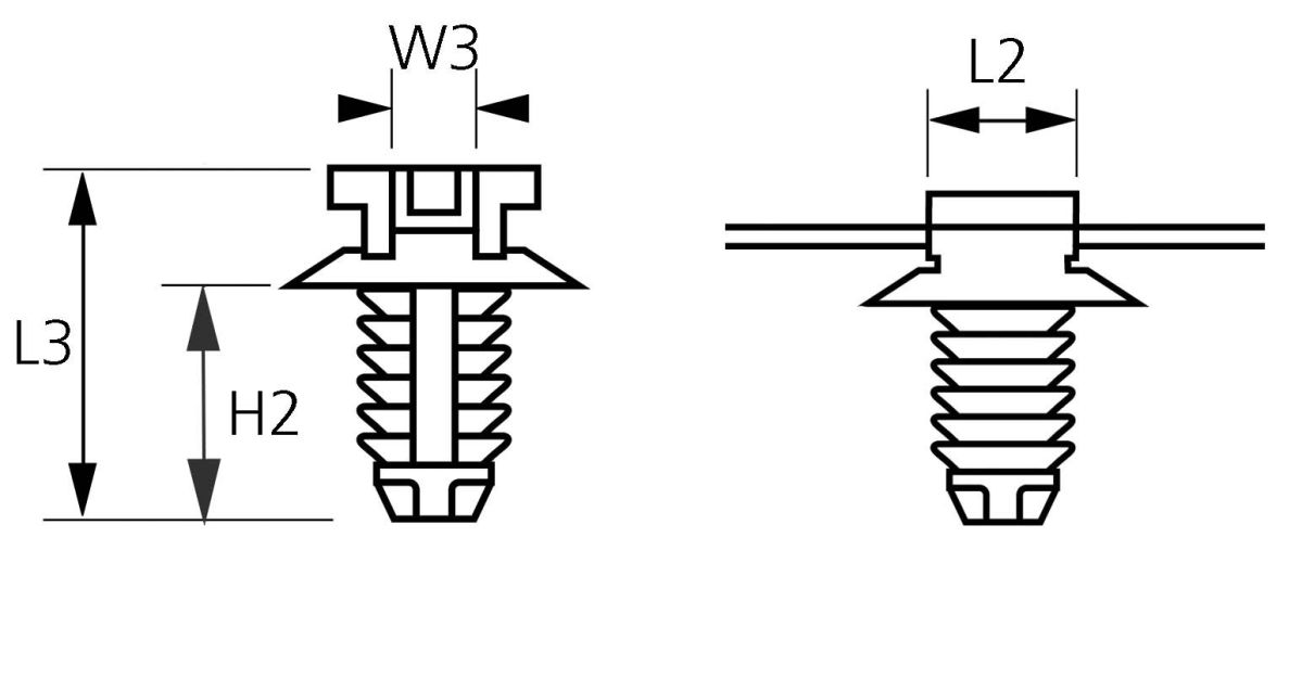 Befestigungsbinder T30RFT5-MC5-BK-D1