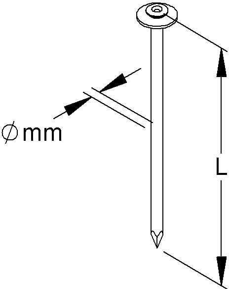 IMPU-Stahlnagel 700V/40