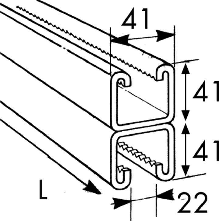 Erico Caddy 6000 C-Profil AA25H0600HD
