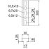 Profilschiene gelocht CML3518P0200 SW