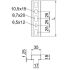 Profilschiene gelocht CML3518P0400 SW