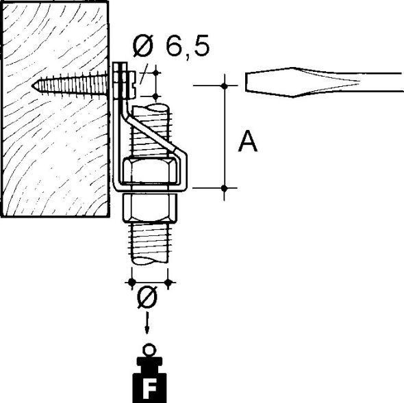 Stangenbefestigung AM-6T