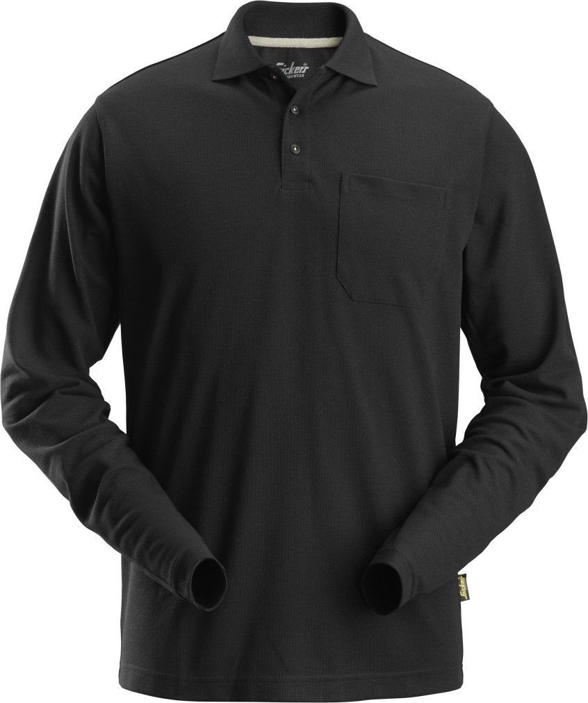 Langarm Pique Shirt 26080400008