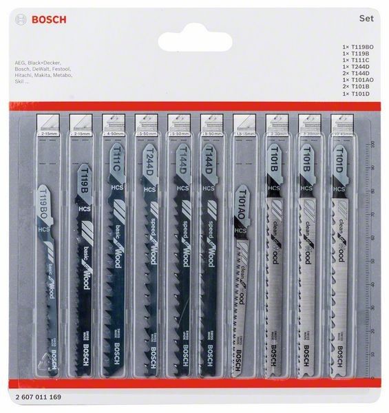 Stichsägeblatt-Set 2607011169