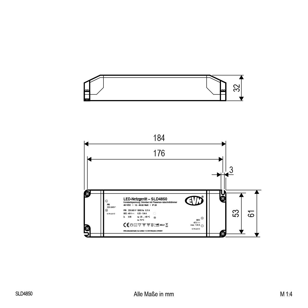LED-Netzgerät SLD4850