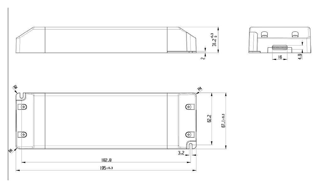 LED Strip Betriebsgeräte OTNA4375