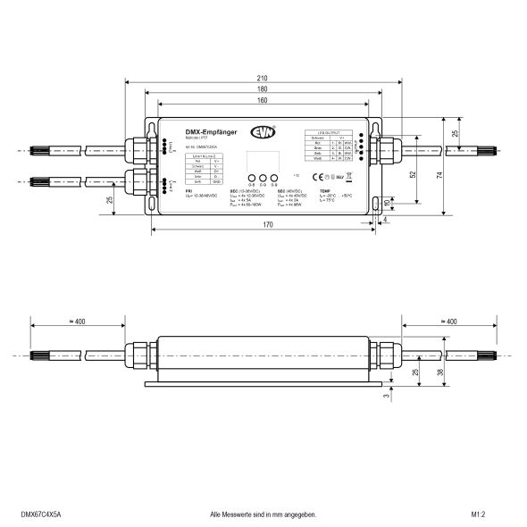 DMX-Controller DMX67C4X5A