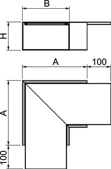 Flachwinkel PLM FA 1220 RW