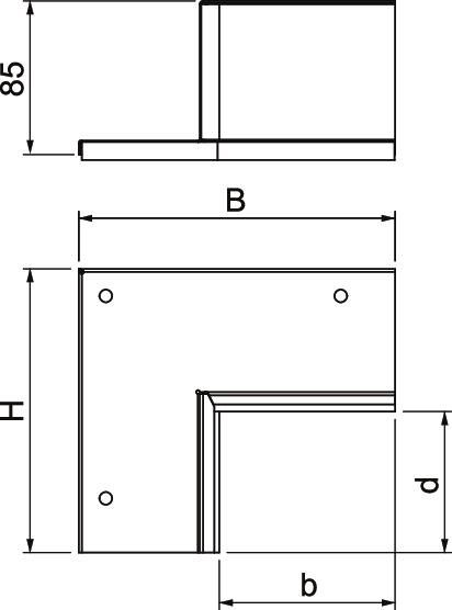 Wandanschlusskragen-Set PLM CC 0810 RW