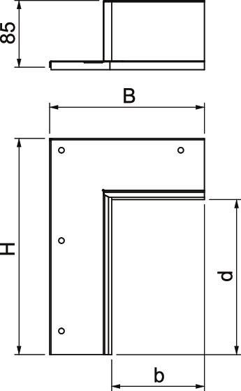 Wandanschlusskragen-Set PLM CC 1220 RW