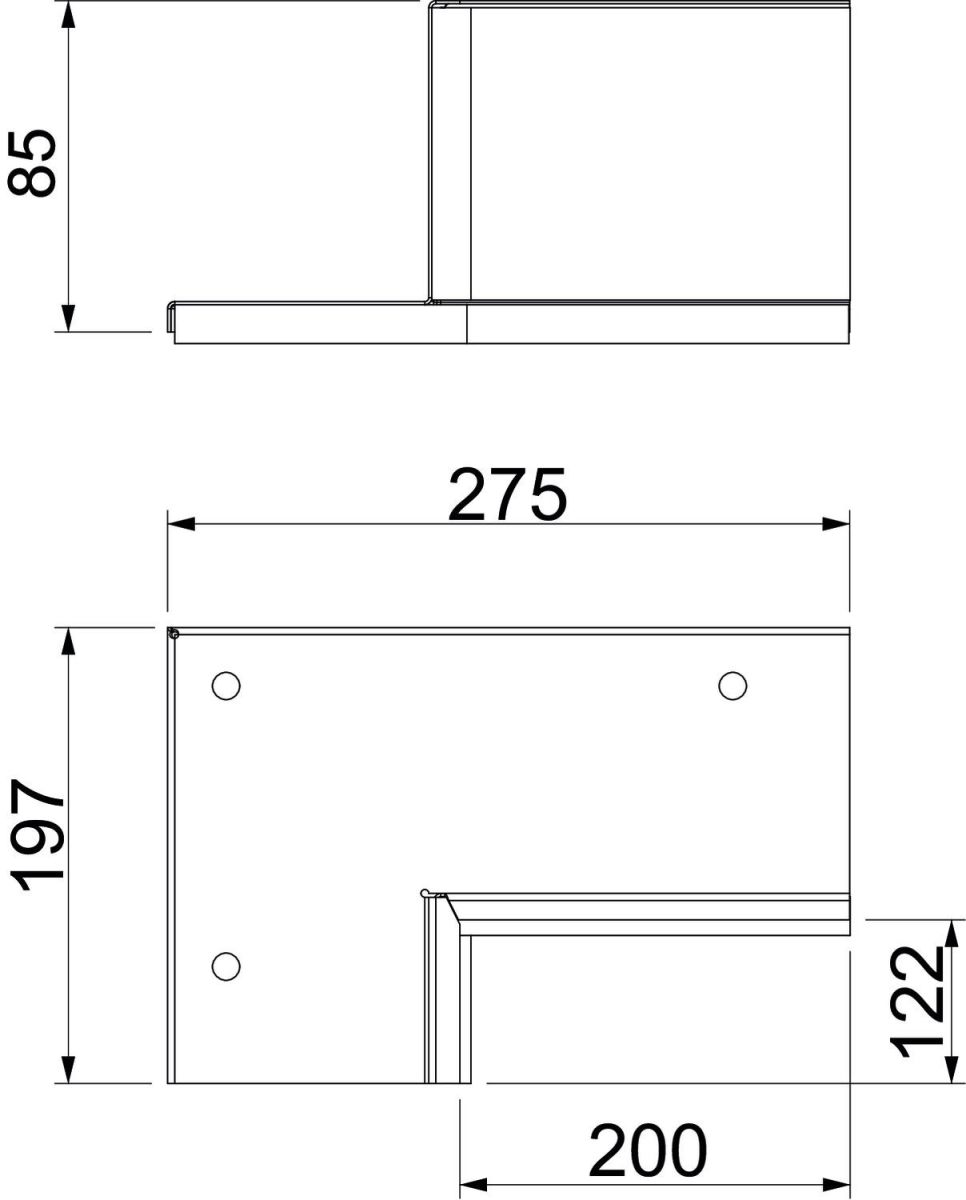 Wandanschlusskragen-Set PLM CC 1220 RW