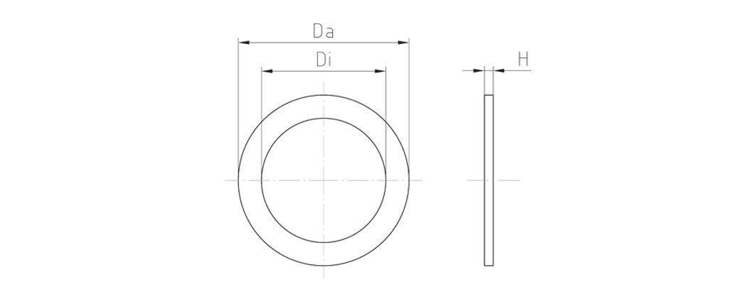 Anschlussgewinde-Dichtring 3M25-CD/1.5