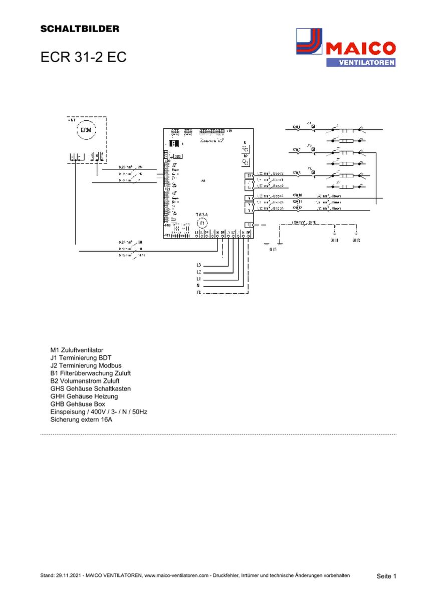 Compaktbox ECR 31-2 EC