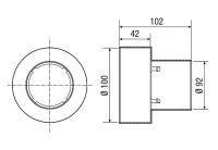 Ventiladapter MF-A90