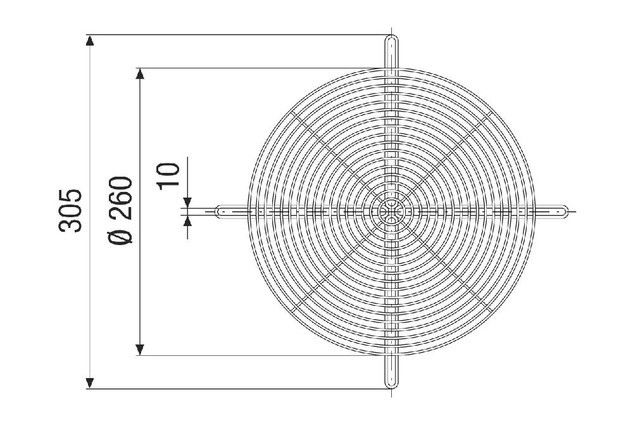Ansaugschutzgitter SGEI M 20-25-50