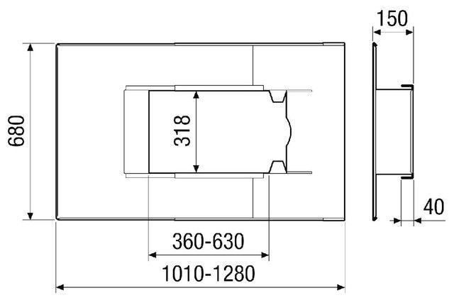Dacheindeckrahmen PP 45 DER 25-35