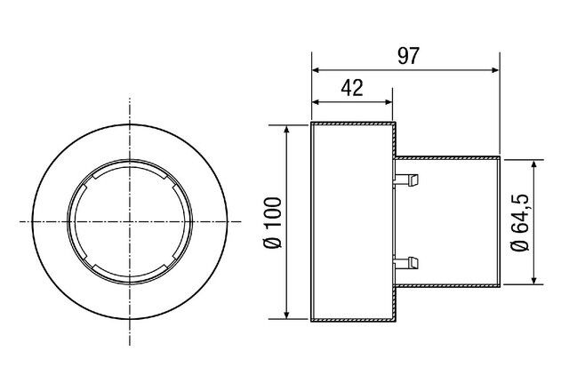 Ventiladapter MF-A63