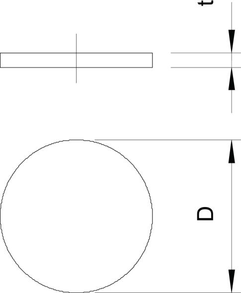 Staubschutzplättchen 107 S VTEC PG21